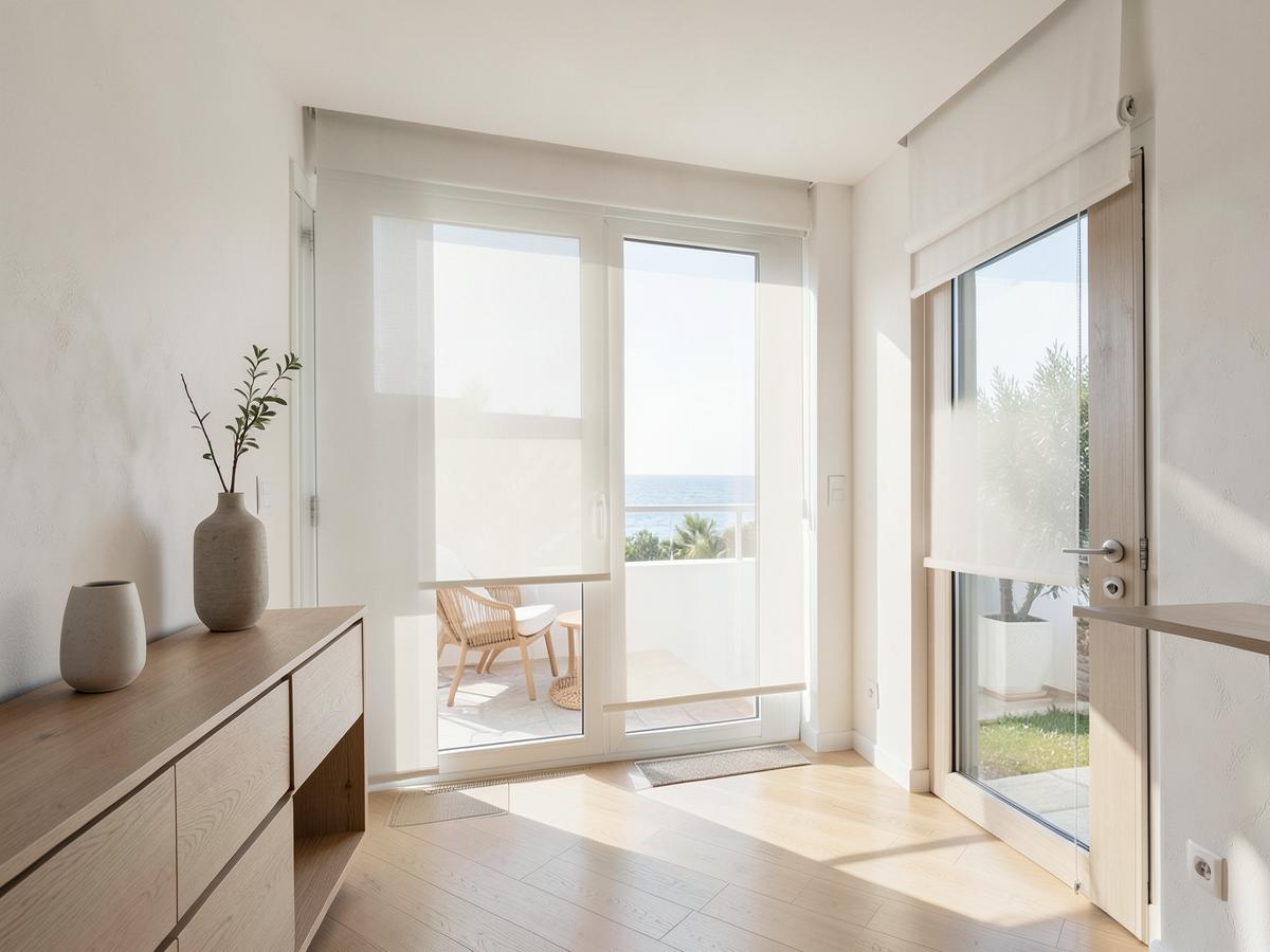 Minimal interior window blinds